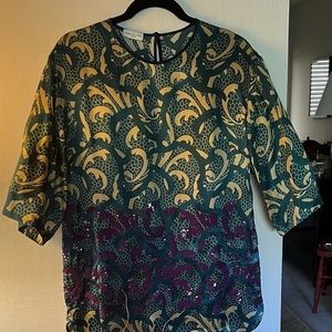 Dries Van Noten sequined top